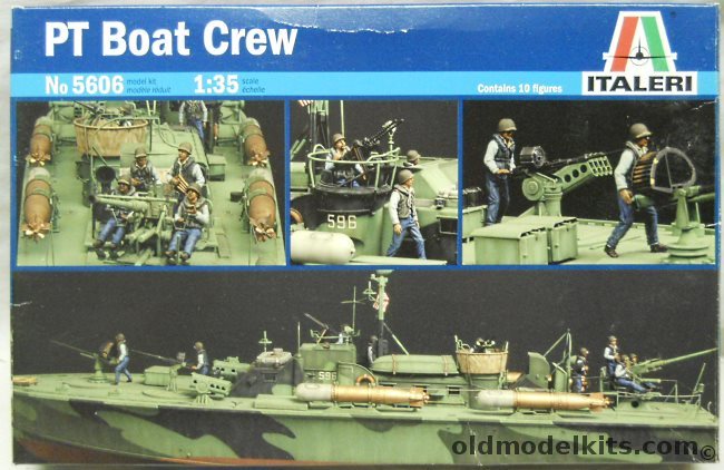 Italeri 1/35 PT Boat Crew, 5606 plastic model kit